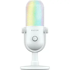 Razer Seiren V3 Chroma DSP 32 bits - Blanc, Microphone