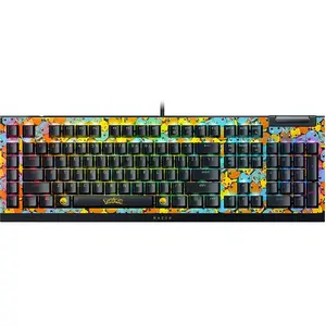 Comparateur de prix : Razer BlackWidow V4 X - Switch vert - US - Pokémon Edition