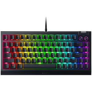 Comparateur de prix : Clavier filaire gaming Azerty Razer BlackWidow V4 X Yellow Switch Noir