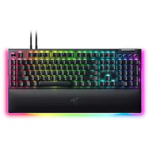 Comparateur de prix : Clavier mécanique Razer Blackwidow V4 Pro Rgb Us à commutateur jaune