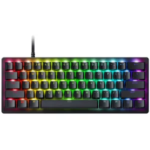 Comparateur de prix : Razer Huntsman V3 Pro Mini   Clavier Optique analogique pour Sport électronique au Format 60% Snap Tap & déclencheur Rapide (Mode feu Rapide, Touches Multi-usages, Touches PBT Doubleshot) Disposition