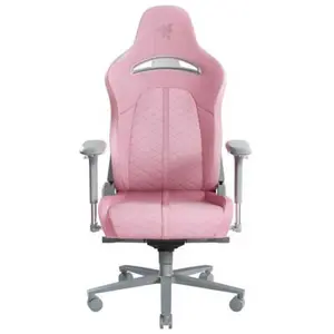 Comparateur de prix : Razer Chaise Gaming Enki Quartz Hauteur Réglable Simili Cuir Aluminium Rose