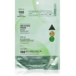 Comparateur de prix : VT Cosmetics Cica Reti-A Reedle Shot 100 2Step Hydrogel Mask masque hy...