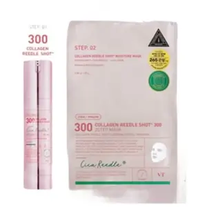 Comparateur de prix : VT Cosmetics Collagen Reedle Shot 300 2 Step Mask masque liftant et fo...