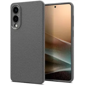 Spigen Coque Liquid Air Samsung Galaxy S25 Edge - Marble Gray pas cher