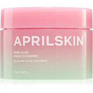 APRILSKIN Pink Aloe Pack Cleanser baume démaquillant et purifiant pour un effet naturel 120 g pas cher