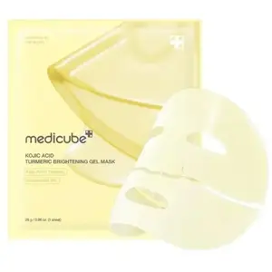Medicube Kojic Acid Turmeric Brightening Gel Mask(28g*4Pcs) pas cher