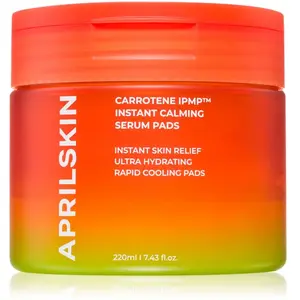 APRILSKIN Carrotene IPMP Instant Calming Serum Pads disques nettoyants... pas cher
