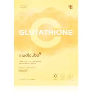 medicube Deep Vita C Glutathione Brightening Mask masque tissu éclat 2...