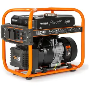 Daewoo GDA 2500I moteur générateurs 1800 W 10 l Petrol Noir, Orange pas cher