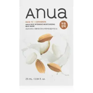 Anua Rice Intensive Moisturizing Milk Mask masque nourrissant en tissu...