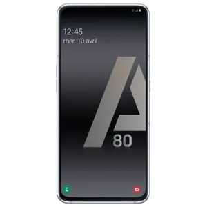Smartphone Samsung Galaxy A80 Double SIM 128 Go Argent pas cher