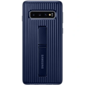 Coque renforcée avec fonction Stand Samsung Noir pour Galaxy S10 pas cher