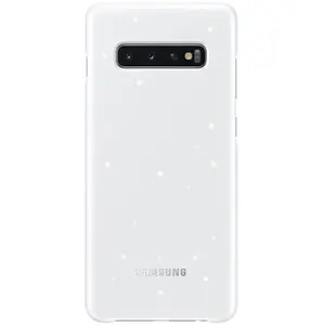 Comparateur de prix : Coque avec affichage LED Samsung Blanc pour Galaxy S10 Plus