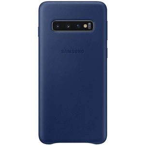 Comparateur de prix : Samsung Coque en cuir S10 - Bleu marine