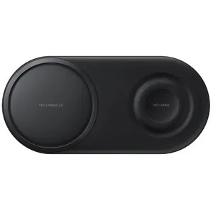 Chargeur à induction sans fil duo Samsung Charge Rapide 2.0 Noir pas cher