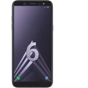 Smartphone Samsung Galaxy A6 Double SIM 32 Go Bleu argenté pas cher