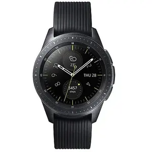 Samsung Galaxy Watch 42 mm noir et bracelet en silicone noir [Wi-Fi]