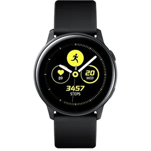 Samsung - Montre Galaxy Watch Active - Noir Pure - Version Française pas cher
