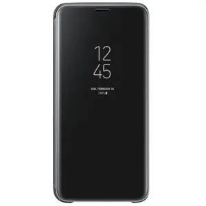 Comparateur de prix : Coque Samsung Clear View Cover Stand S9 - Noir
