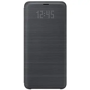 Comparateur de prix : Samsung EF-NG965PBEGWW Etui folio LED View Cover pour Galaxy S9+ Uniquement, Gris