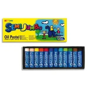 Creativ company Pastel à l'huile Jumbo 18 mm - Mini artist - 12 pcs