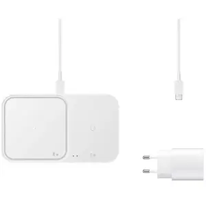 Comparateur de prix : Samsung Wireless Charger Duo avec Adaptateur EP-P5400T, Blanc