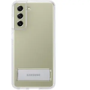 Samsung Clear Standing Cover Coque arrière Galaxy S21 FE 5G Transparent pas cher