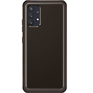 Comparateur de prix : Coque Samsung Soft Clear Cover noire pour Samsung Galaxy A32 LTE