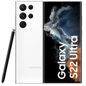 Samsung Galaxy S22 Ultra 5G 8 Go/ 128 Go Blanc (Phantom White) Dual SIM SM-S908 pas cher