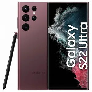 Samsung Galaxy S22 Ultra SM-S908B 17,3 cm (6.8") Double SIM Android 12 5G USB Type-C 12 Go 512 Go 5000 mAh Bordeaux pas cher