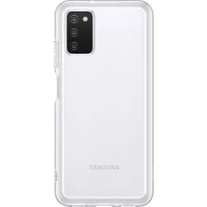 Comparateur de prix : SAMSUNG Coque pour Galaxy A03s Silicone Original Soft Clear Cover Transparente