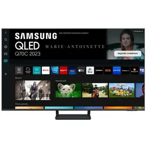 Comparateur de prix : Samsung Q70C TQ55Q70CATXXC TV 139,7 cm (55") 4K Ultra HD Smart TV Wifi Noir