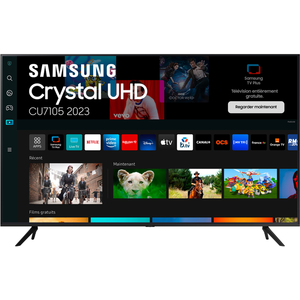 Télé led 85 pouces samsung - tu85cu7105 SAMSUNG - TU85CU7105 pas cher