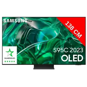 Samsung TV OLED Samsung TQ55S95C 55" (138cm) 4K UHD Smart TV S95C 2023 pas cher