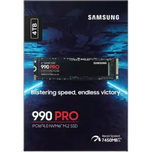 Comparateur de prix : Samsung 990 PRO 4 To M.2 PCI Express 4.0 NVMe V-NAND MLC