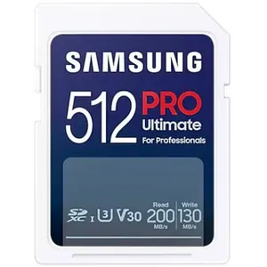 Comparateur de prix : Carte SDXC Samsung PRO Ultimate 512 Go avec adaptateur USB, UHS-I, V30