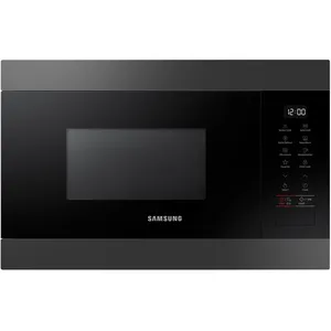 Micro-ondes solo 22l 1250w encastrable carbone - MS22M8274AM - SAMSUNG pas cher