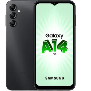 Comparateur de prix : Samsung Galaxy A14 5G 16,8 cm (6.6") Double SIM USB Type-C 4 Go 64 Go 5000 mAh Noir