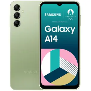 Comparateur de prix : Samsung Galaxy A14 16,8 cm (6.6") Double SIM 4G USB Type-C 4 Go 64 Go 5000 mAh Vert clair