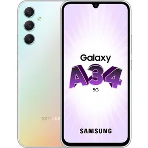 Samsung Galaxy A34 5G 16,8 cm (6.6") Double SIM hybride USB Type-C 8 Go 256 Go 5000 mAh Argent pas cher