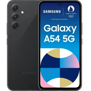 Samsung Galaxy A54 5G 16,3 cm (6.4") Double SIM hybride Android 13 USB Type-C 8 Go 128 Go 5000 mAh Graphite pas cher