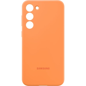 Comparateur de prix : Coque en silicone Samsung Coque en silicone orange pour Galaxy S23 Plus