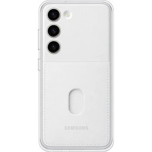 Comparateur de prix : Samsung - Coque avec cadran renforcé pour Galaxy S23 5G Blanc - Blanc