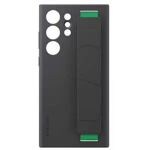 Comparateur de prix : Coque en silicone avec lanière pour Samsung Galaxy S23 Ultra 5G Noir