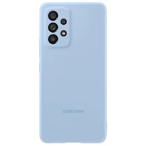 Coque en silicone Samsung Coque en silicone bleu arctique pour Galaxy A53 5G