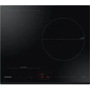 Samsung table de cuisson induction 60cm 3 feux 7400w noir - NZ63B6056GK pas cher