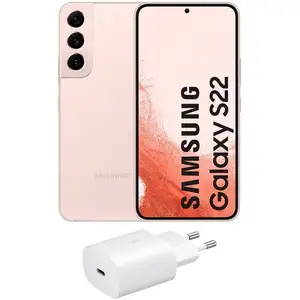 Samsung Galaxy S22 5G 256 Go Or Rose Débloqué + Chargeur 25W pas cher