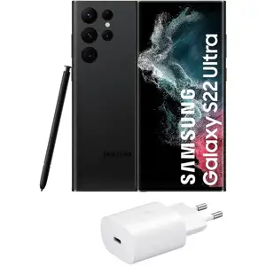 Samsung Galaxy S22 Ultra 5G 128 Go Noir Gratuit + Chargeur 25W pas cher