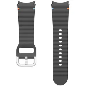 Comparateur de prix : Samsung Galaxy Watch4/5/6/7/FE Bracelet sport en silicone Gris foncé